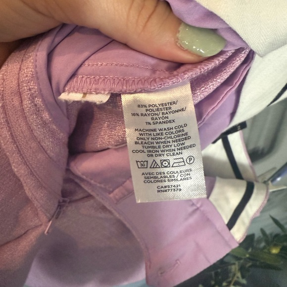Ann Taylor Lilac Trousers - Picture 10 of 10
